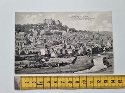 Äldre vykort, Marburg a. Lahn, vom Kappler Berg gesehen