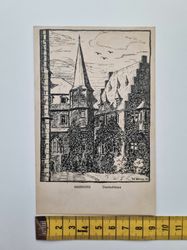 Äldre vykort, MARBURG Deutschhaus