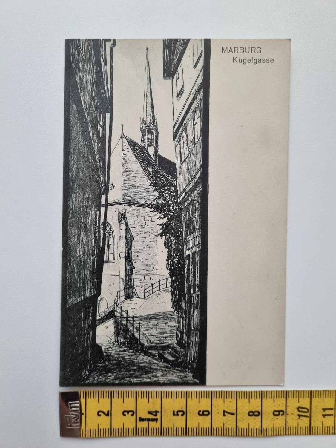 Äldre vykort, MARBURG Kugelgasse