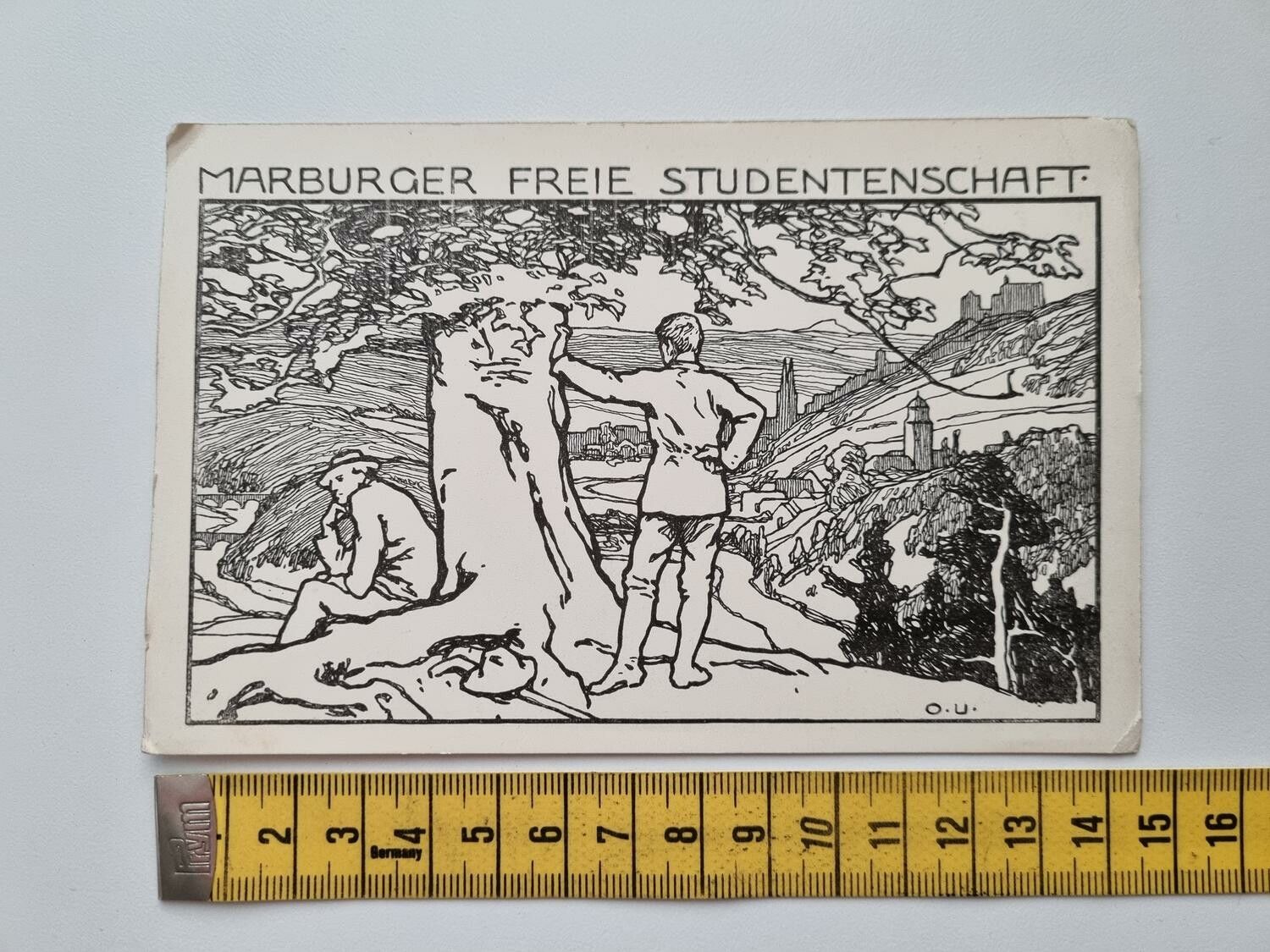 Äldre vykort, MARBURGER FREIE STUDENTENSCHAFT