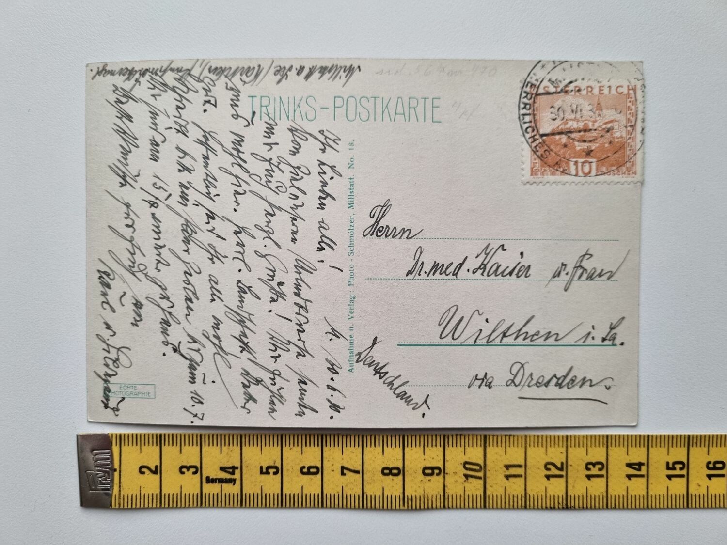 Äldre vykort, Millstatt a. See