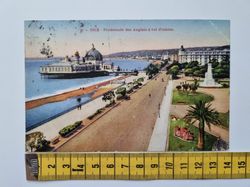 Äldre vykort, NICE- Promenade des Anglais à vol d'oiseau