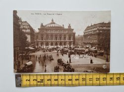 Äldre vykort, PARIS- La Place de l'Opéra