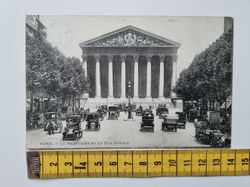 Äldre vykort, PARIS. LA MADELEINE ET LA RUE ROYALE