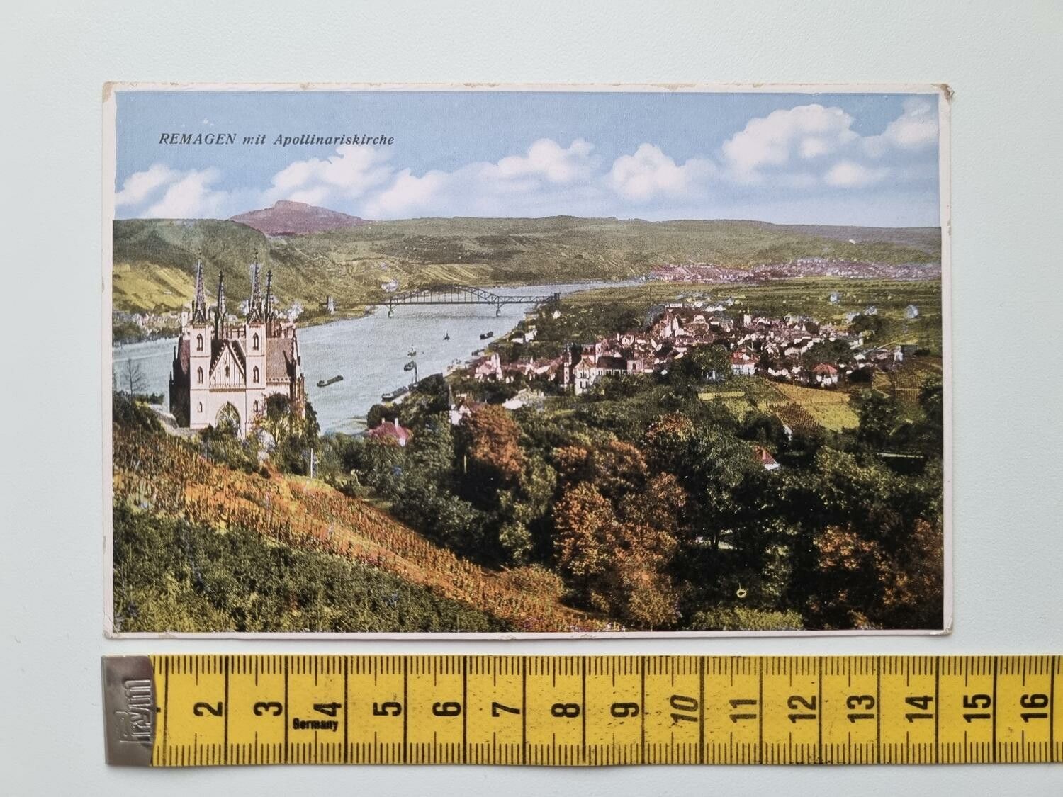 Äldre vykort, REMAGEN mit Apollinariskirche