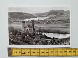 Äldre vykort, Remagen. Blick auf Apollinaris-Kirche und Siebengebirge