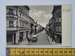 Äldre vykort, Schneidemühl Tosenerstrasse, stämplat 1938