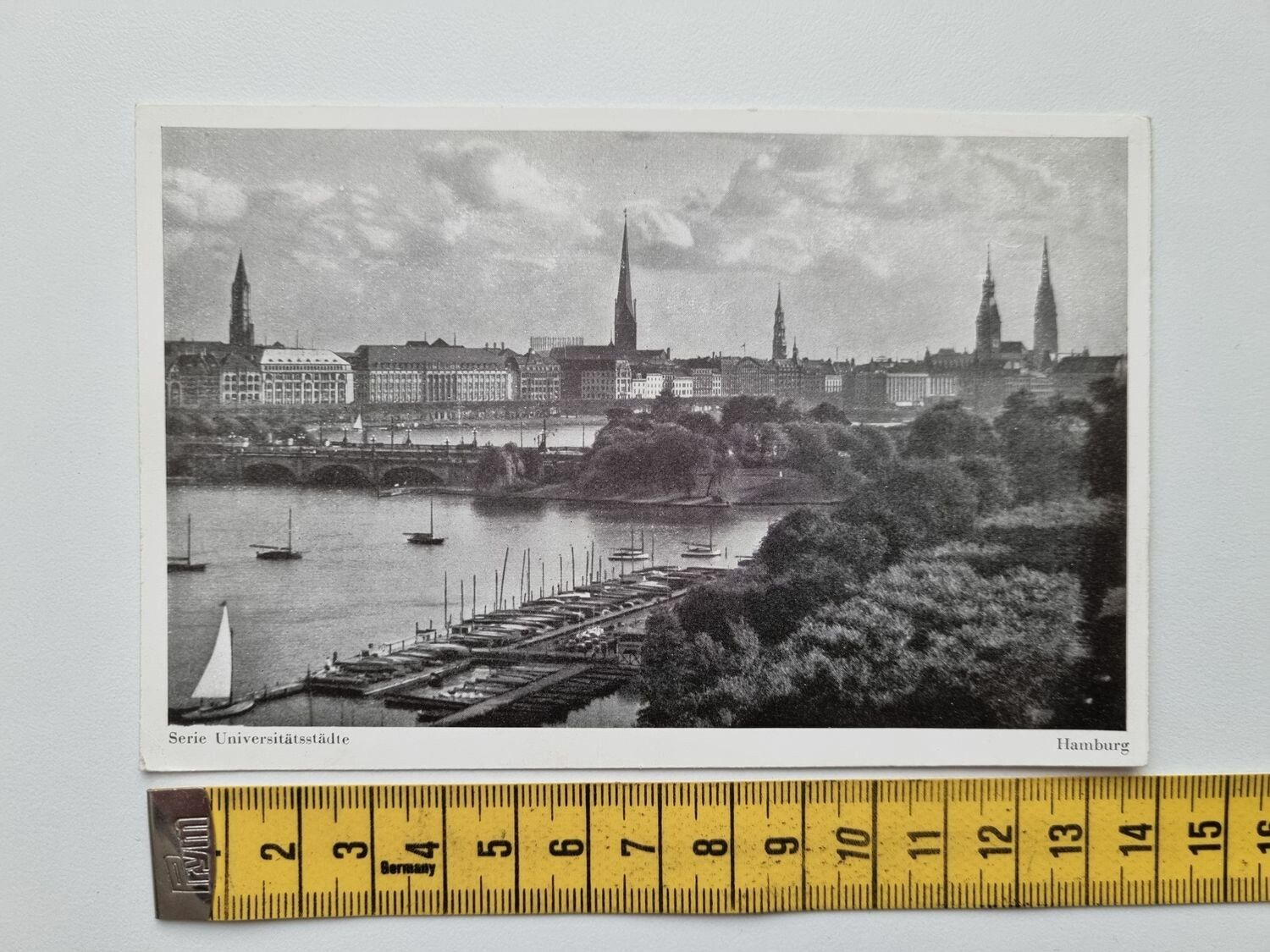 Äldre vykort, Serie Universitätsstädte Hamburg