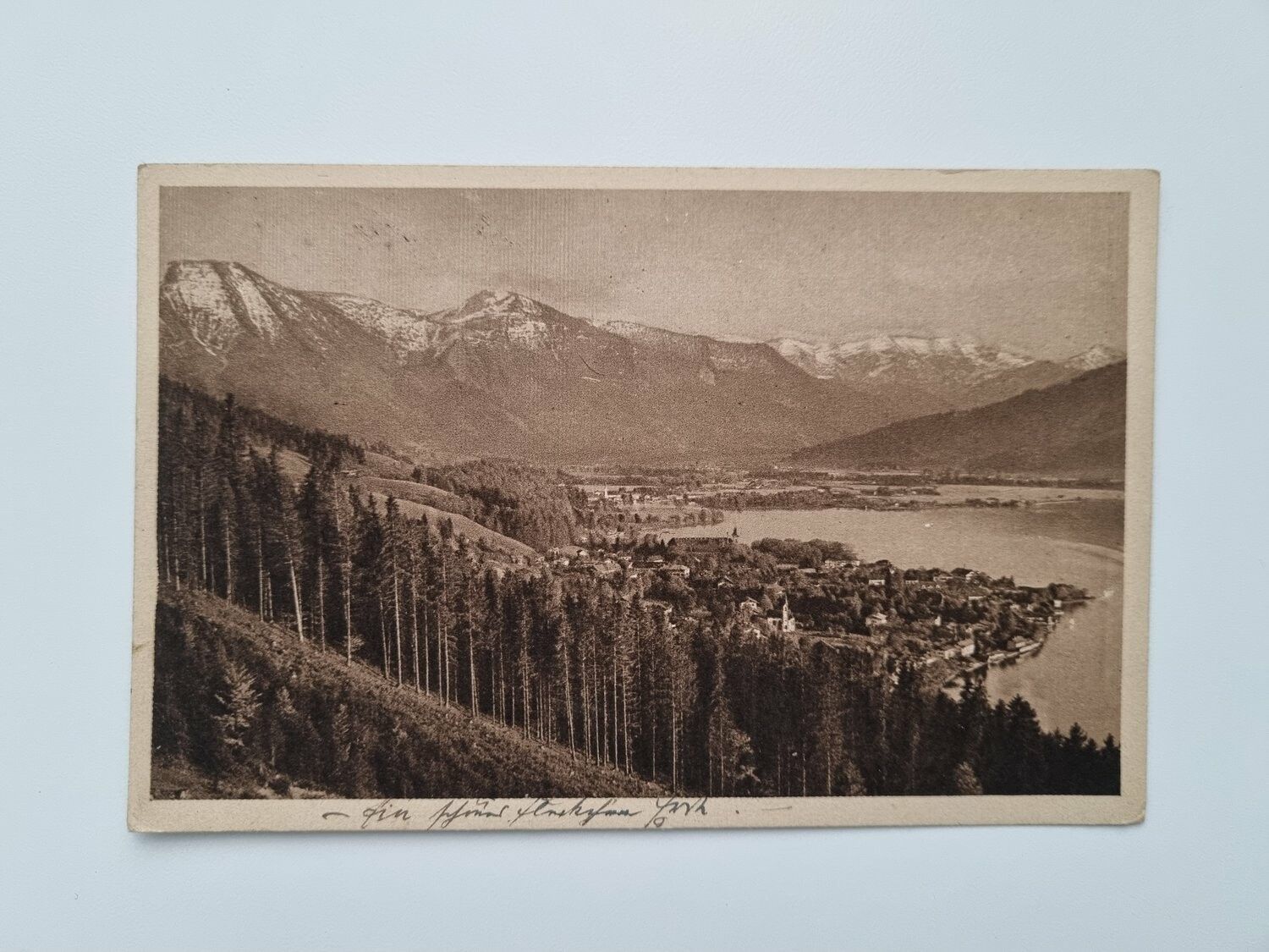 Äldre vykort stämplat 1937