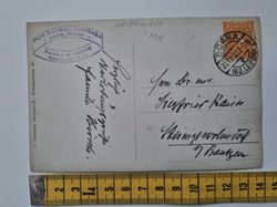 Äldre vykort, stämplat 1922