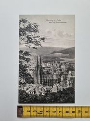 Äldre vykort, Marburg a. Lahn Blick auf Elisabethkirche