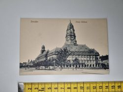 Äldre vykort. Dresden Neues Rathaus