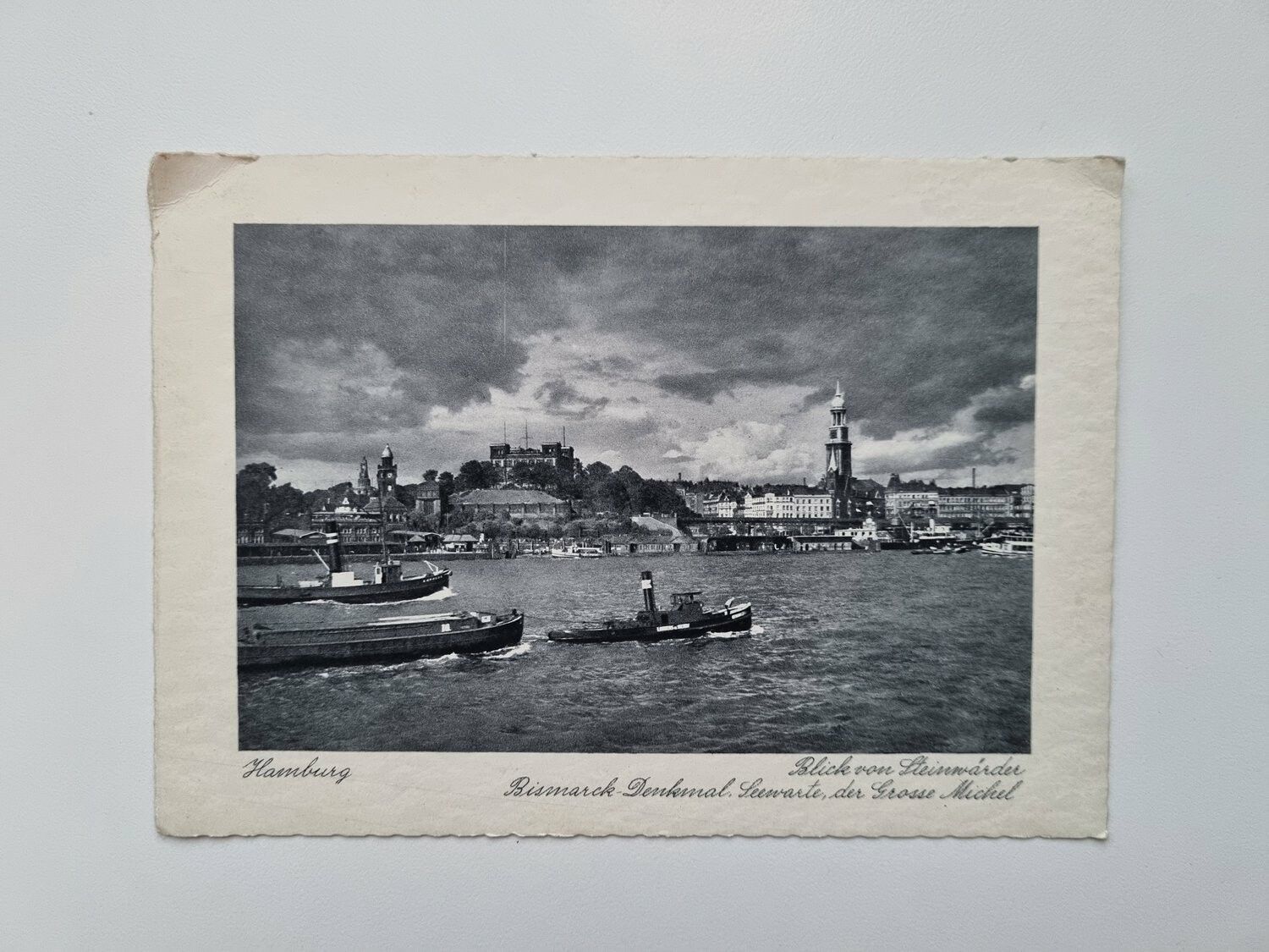 Äldre vykort/ bild Hamburg