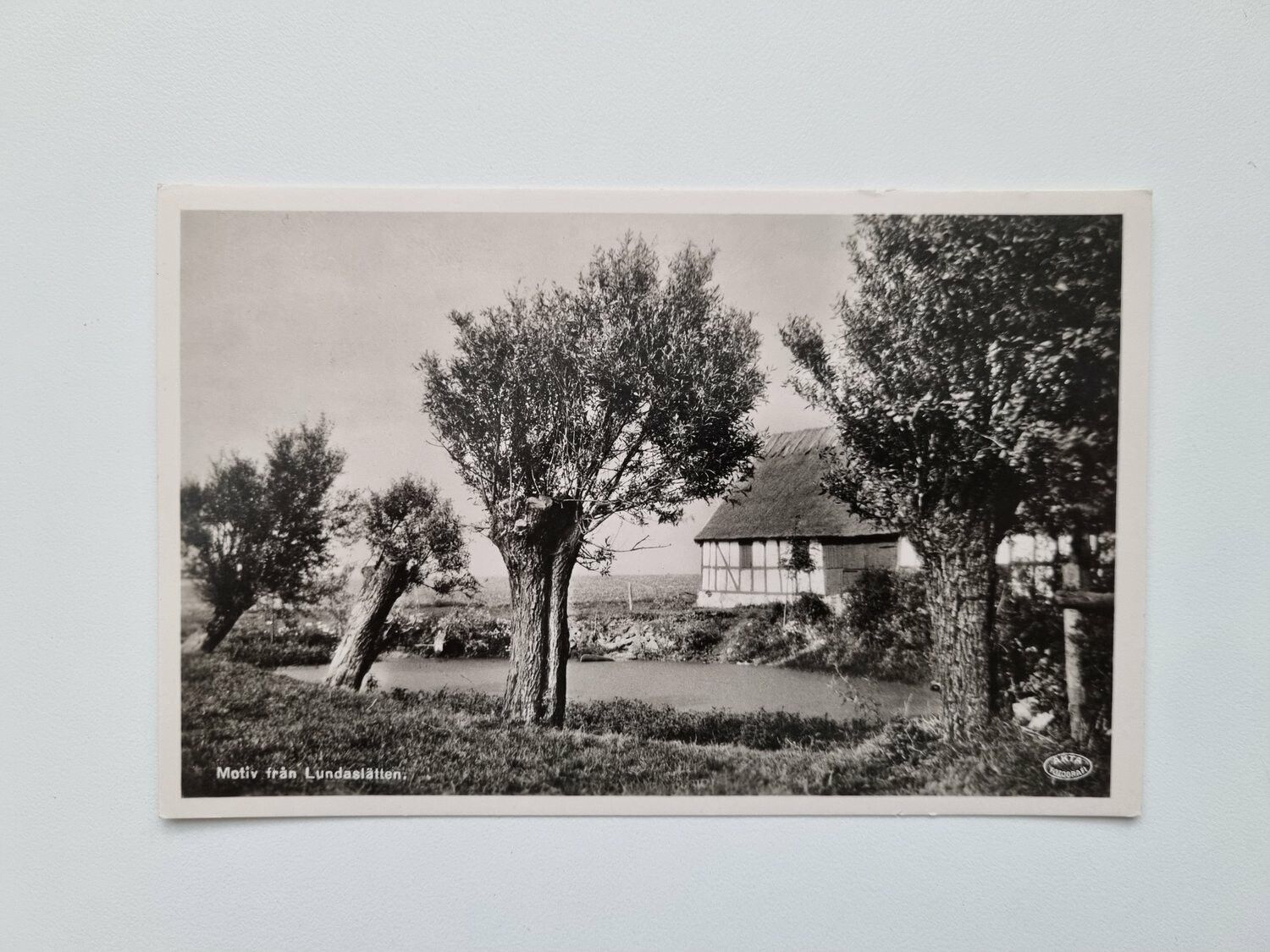 Vykort Lundaslätten Skåne