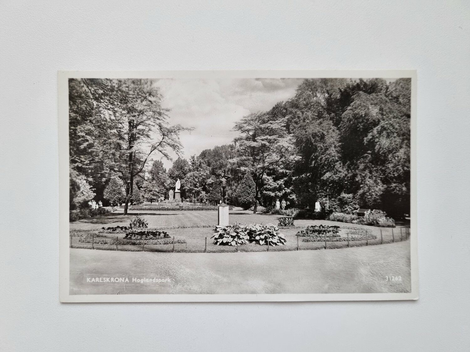 Vykort Karlskrona Hoglands Park
