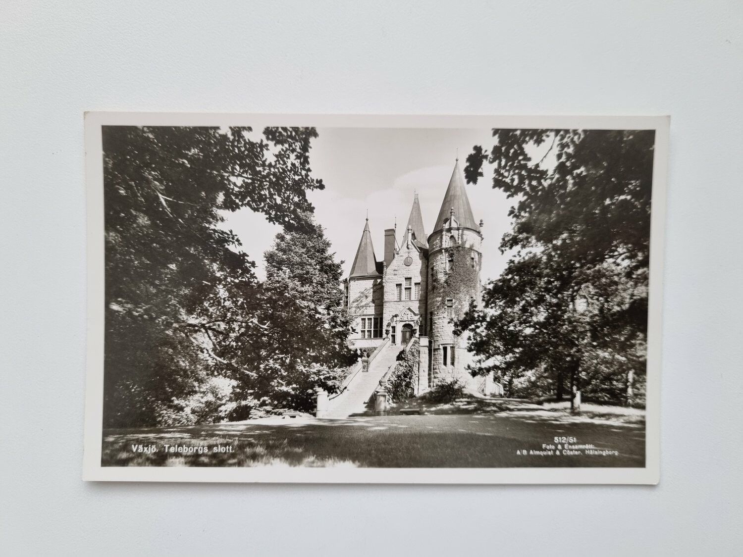 Vykort Växjö Teleborgs slott