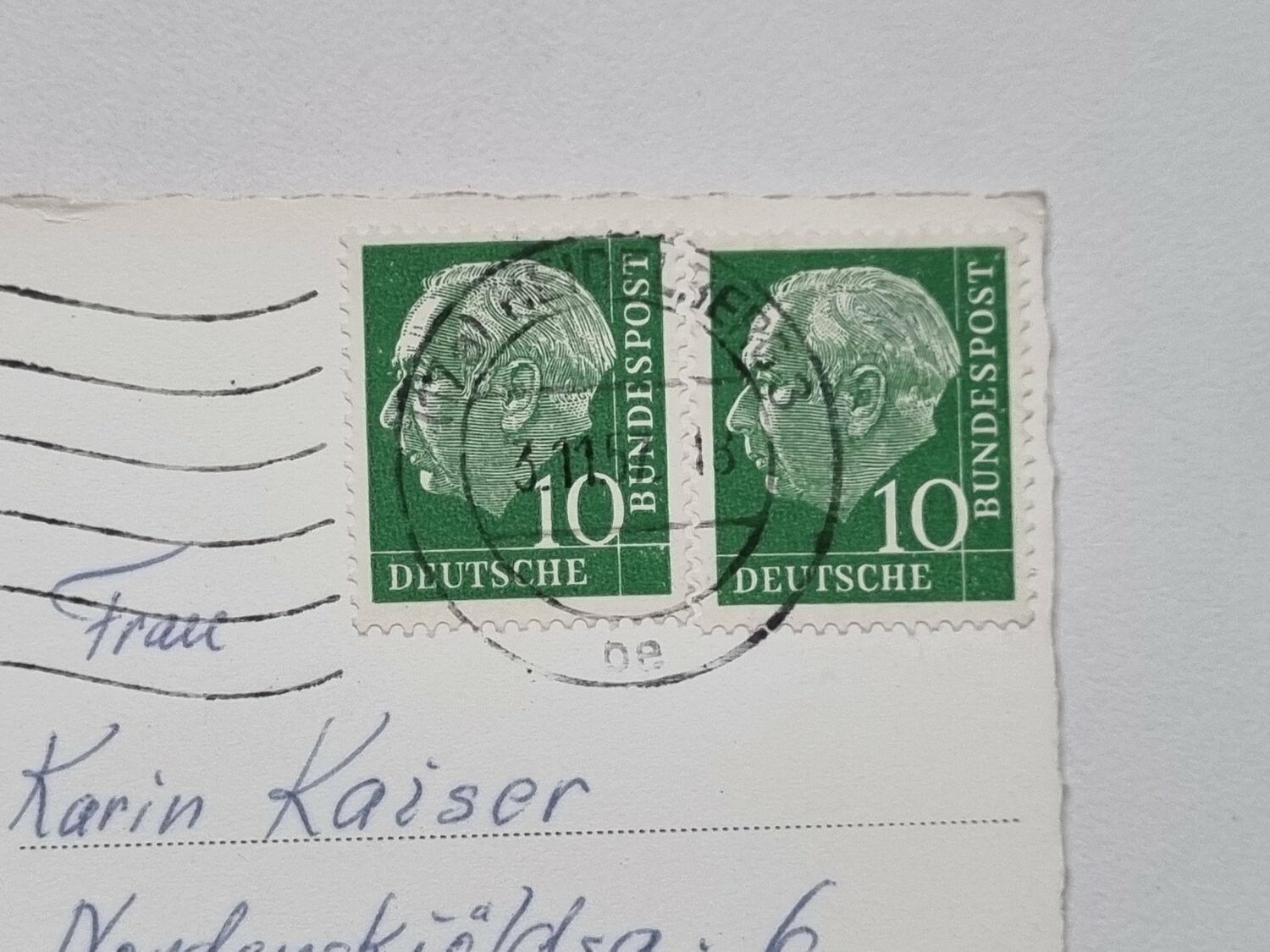 Vykort Heidelberg Blick vom Philosophengärtchen