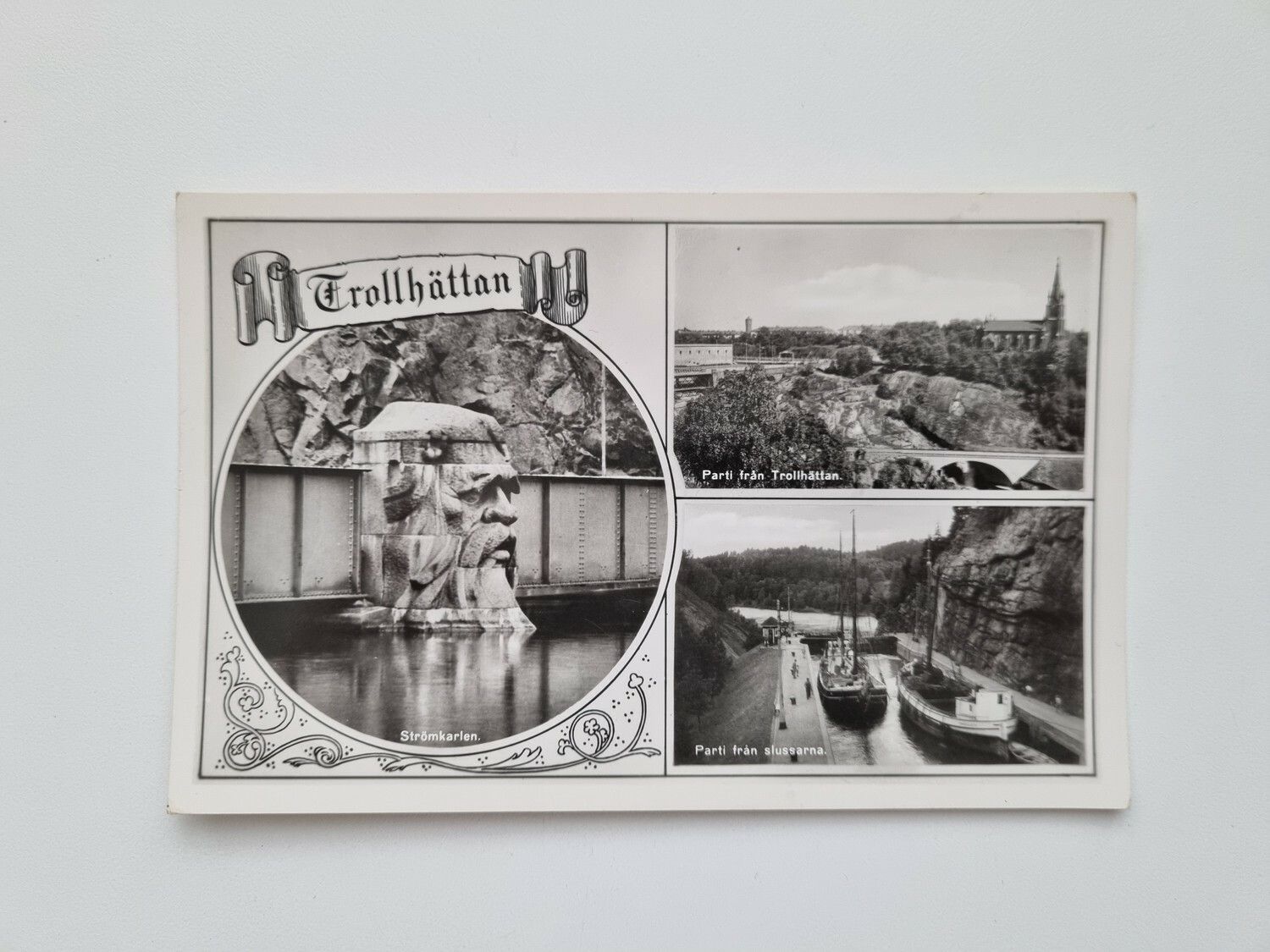 Vykort Trollhättan