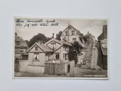 Vykort Karlskrona. Högabergsgatan 1936