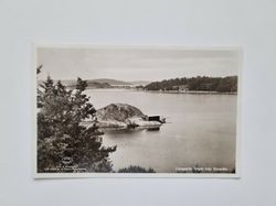 Vykort Ljungskile. Utsikt från Strandön