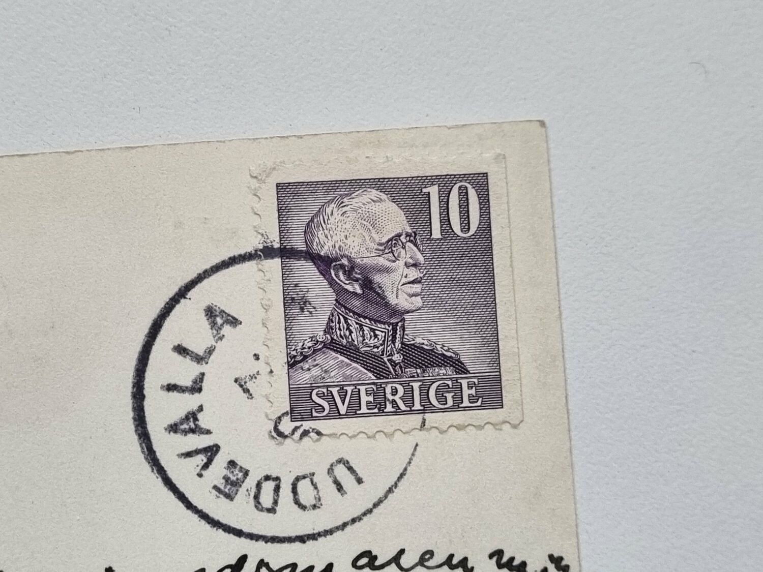 Vykort Ljungskile. Utsikt från Strandön