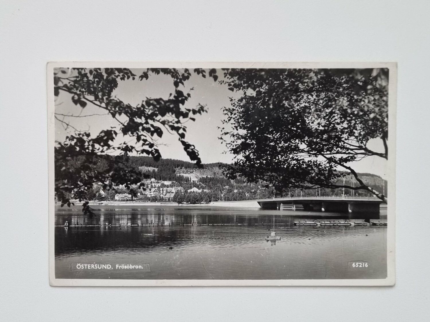 Vykort Östersund Frösöbron