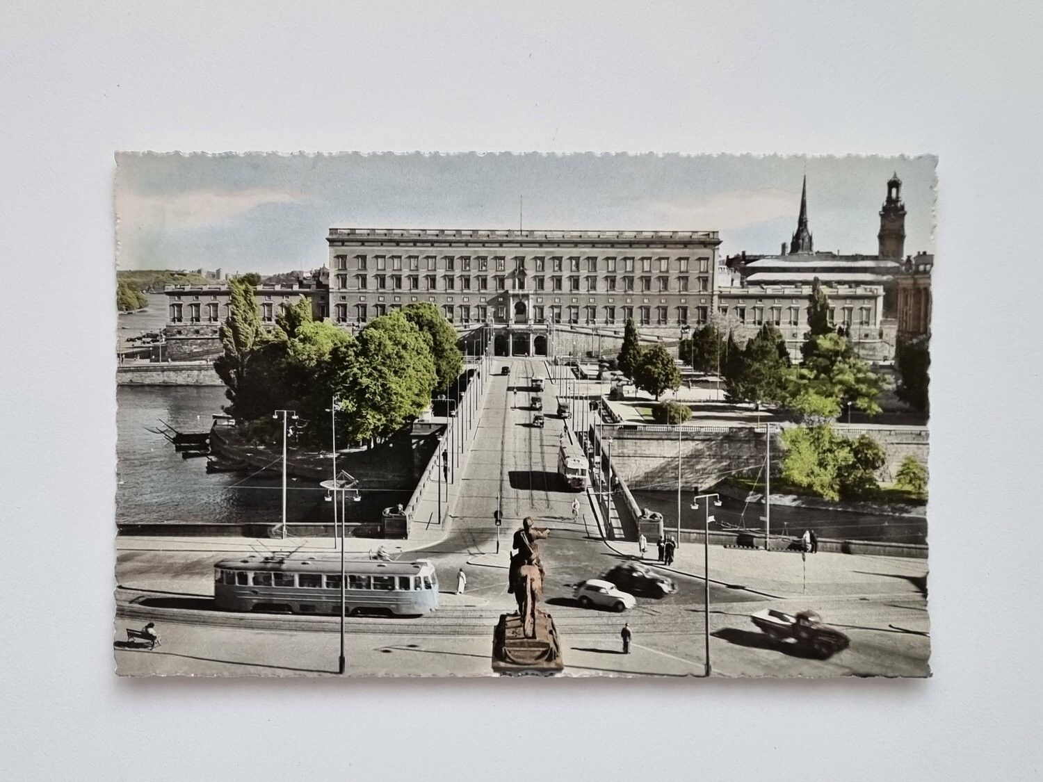 Vykort Stockholm, Kungliga Slottet