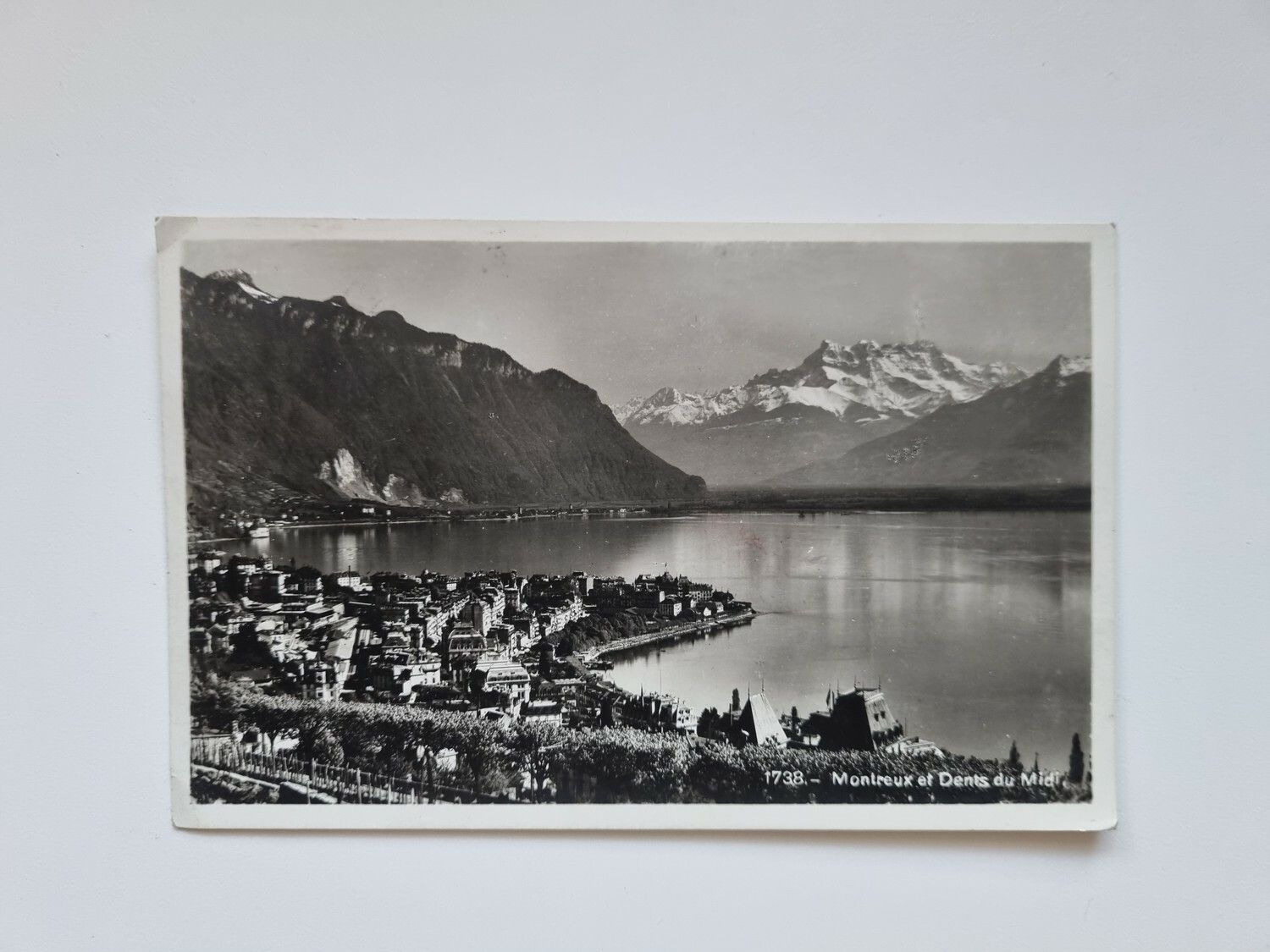 Vykort Montreux et Dents du Midi