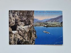 Vykort Lago di Garca Strada del Ponale e Riva 1925