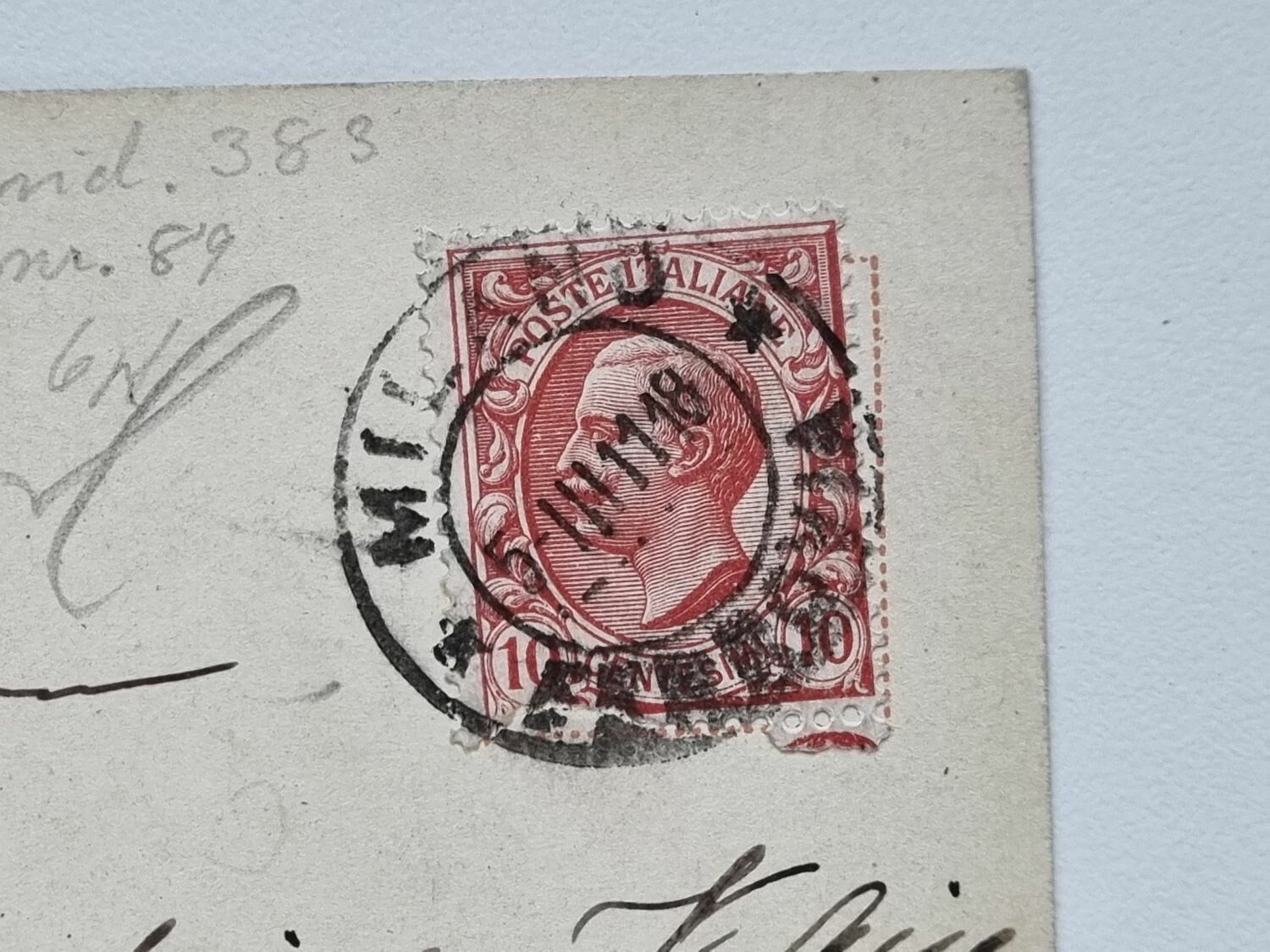 Vykort MILANO, 1911