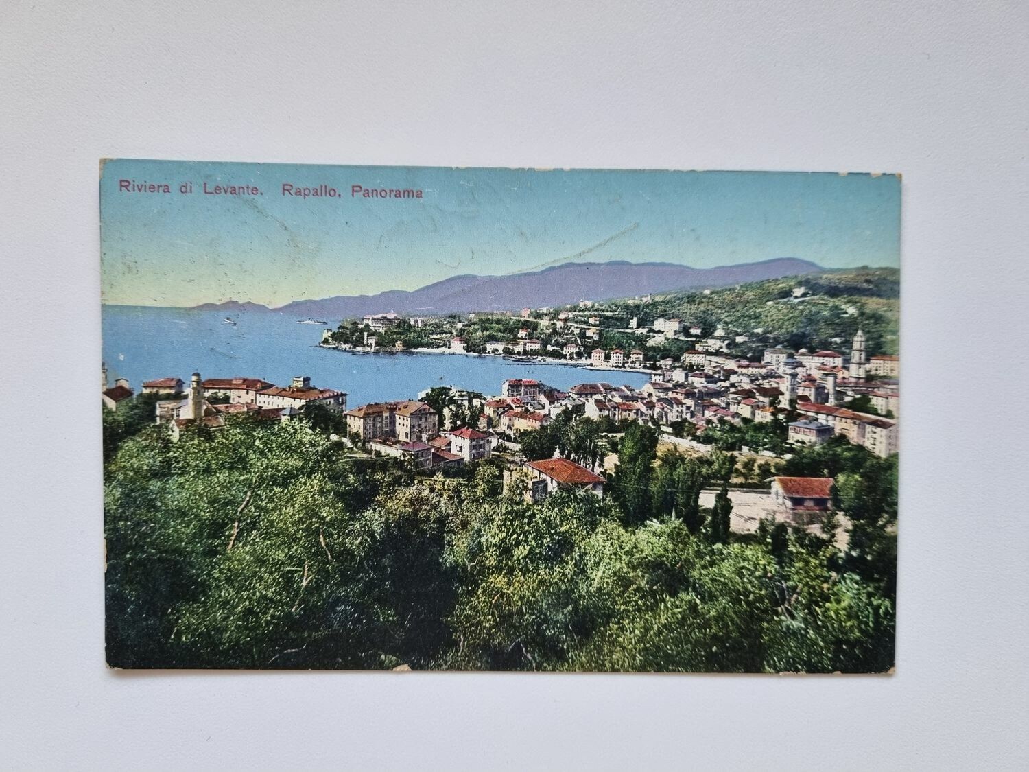 Vykort Riviera di Levante, 1912