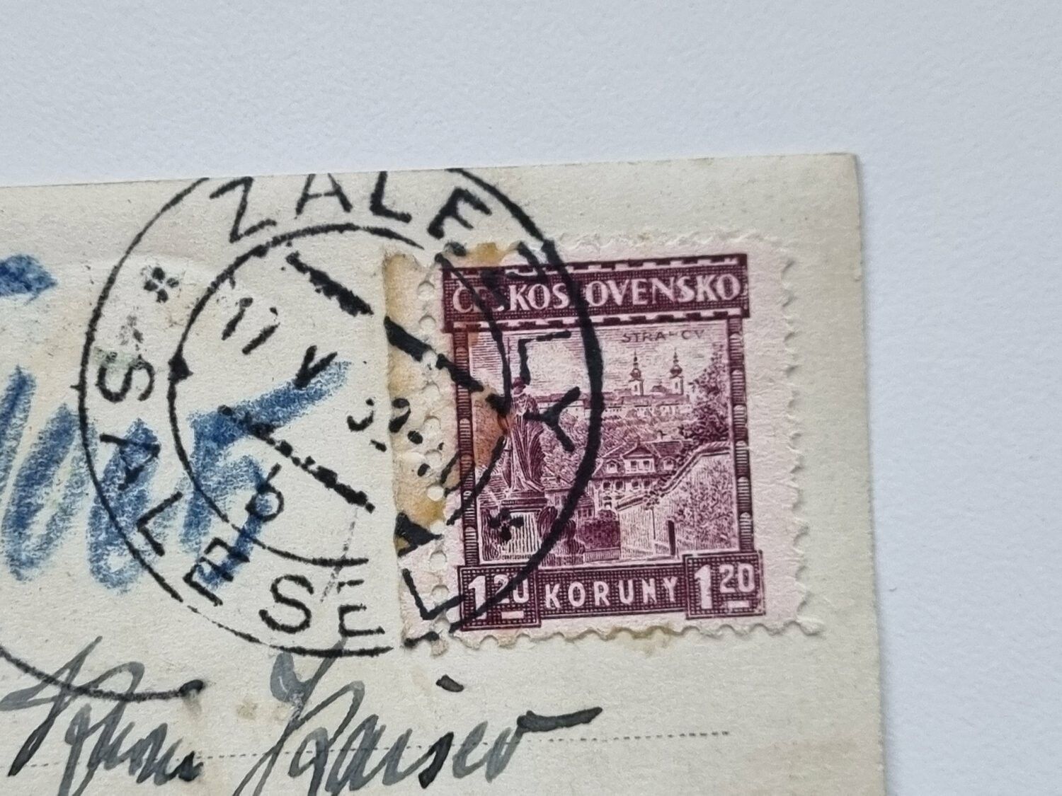 Vykort Salesi a. Elbe Dubitzer Kirchl, 1932
