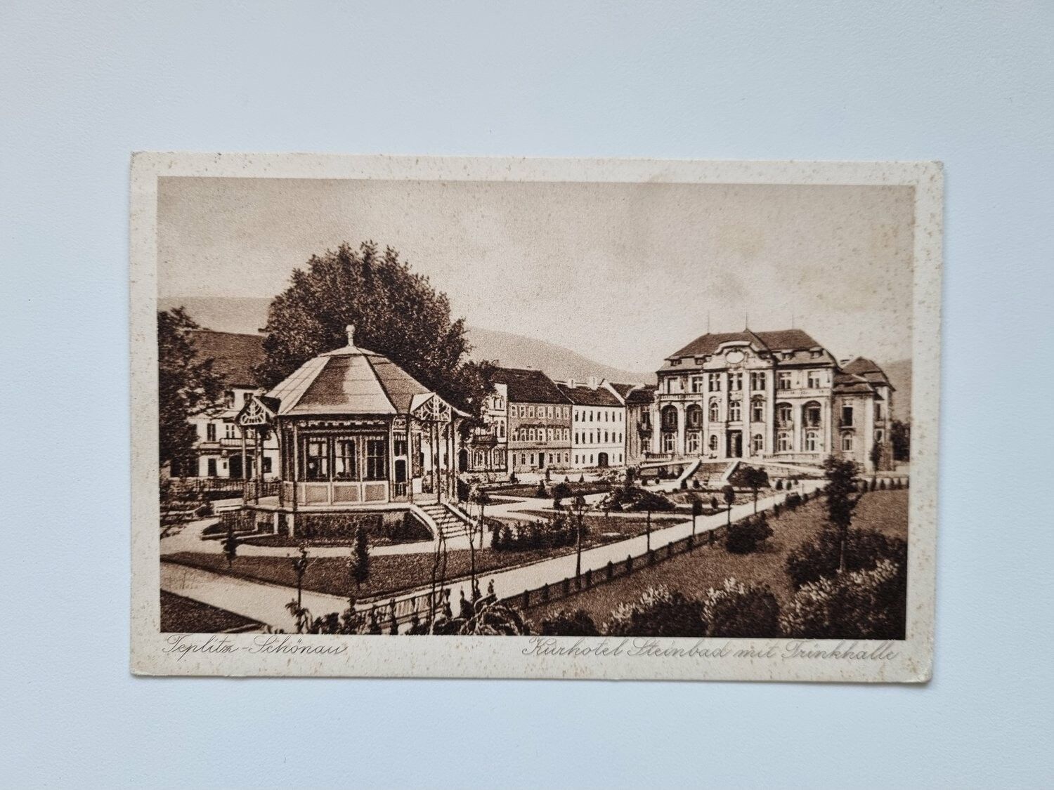 Vykort Teplice Teplitz Schönau, 1931
