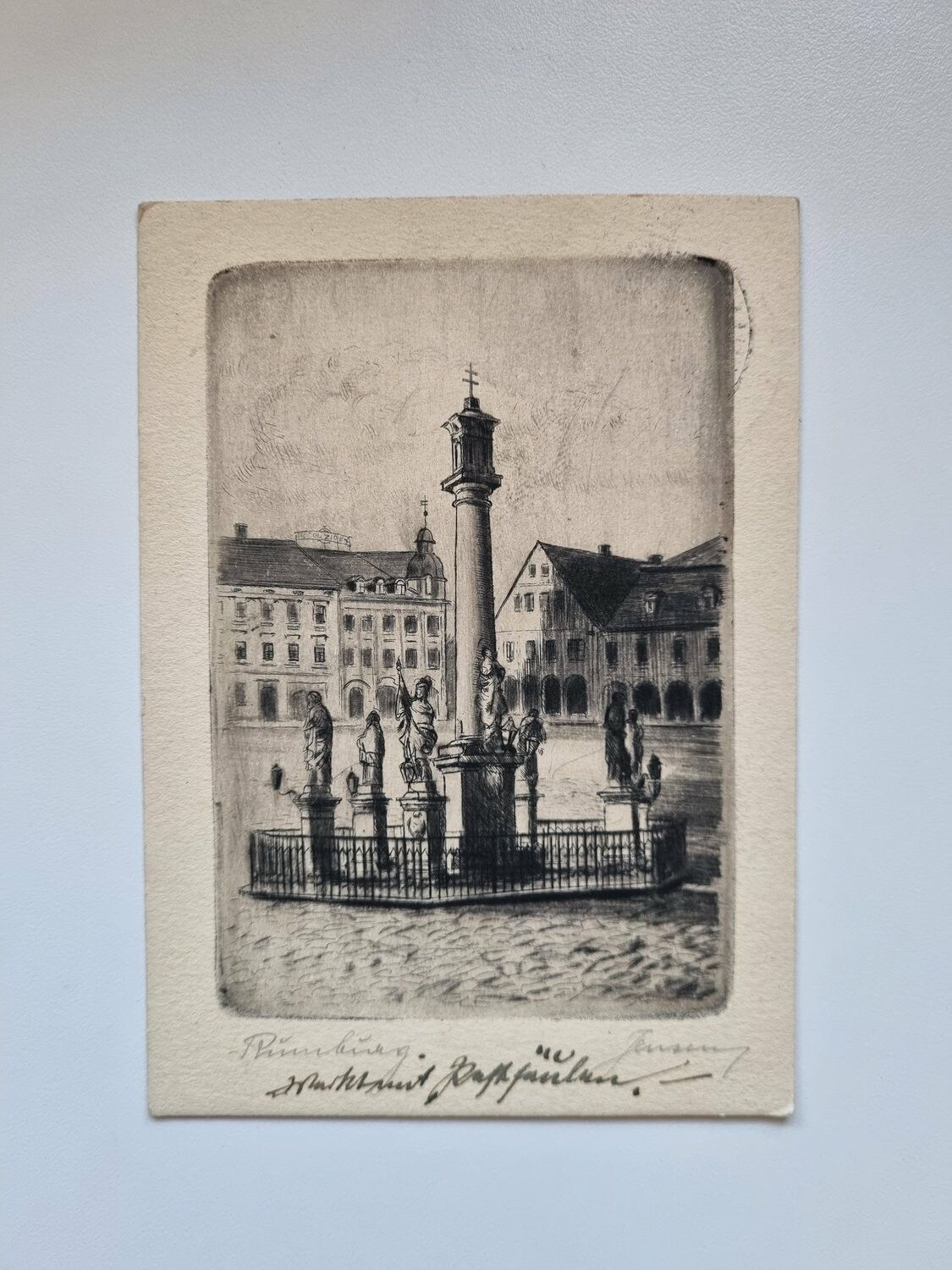 Vykort stämplad 1932