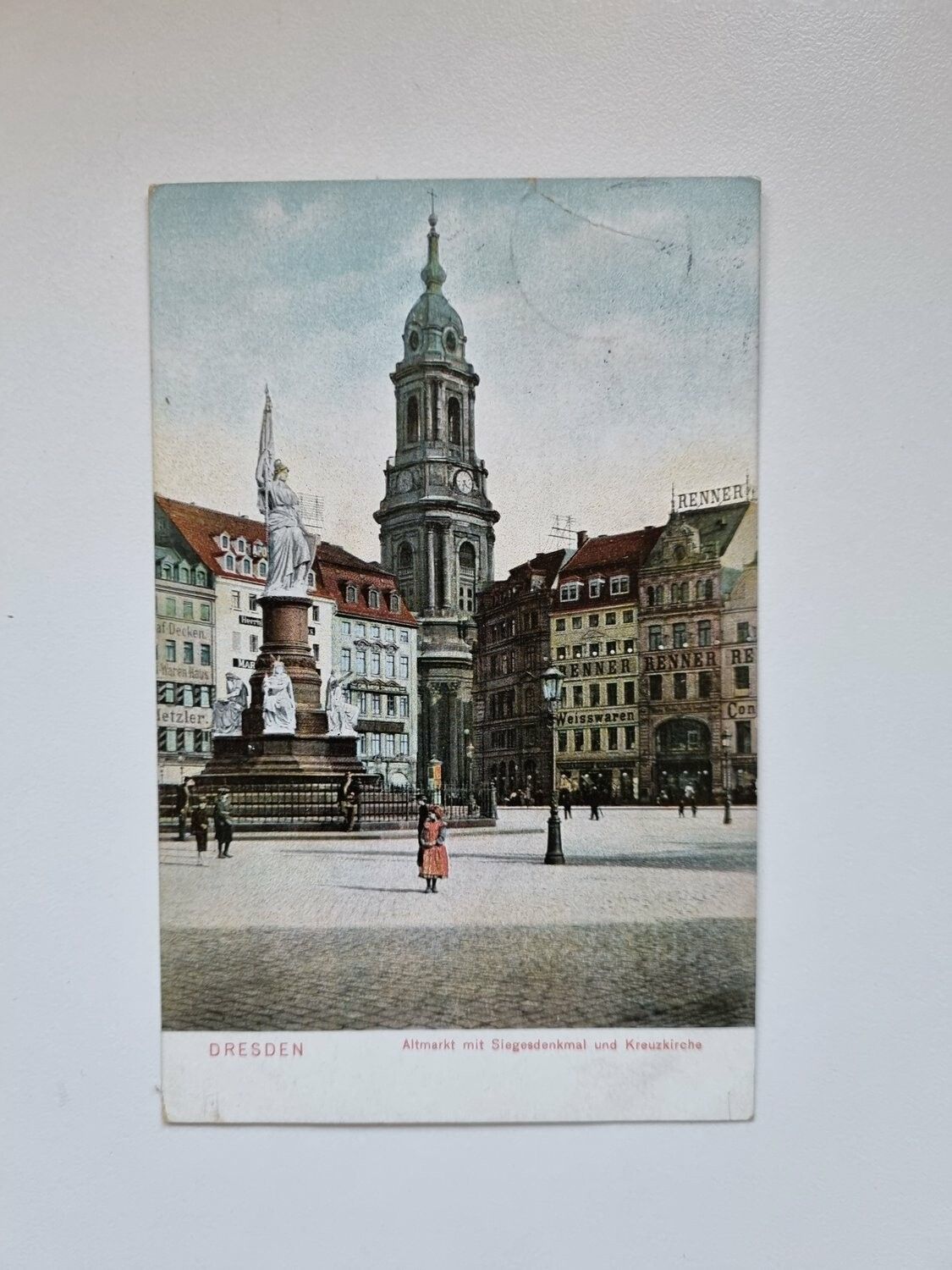Vykort DRESDEN, 1908
