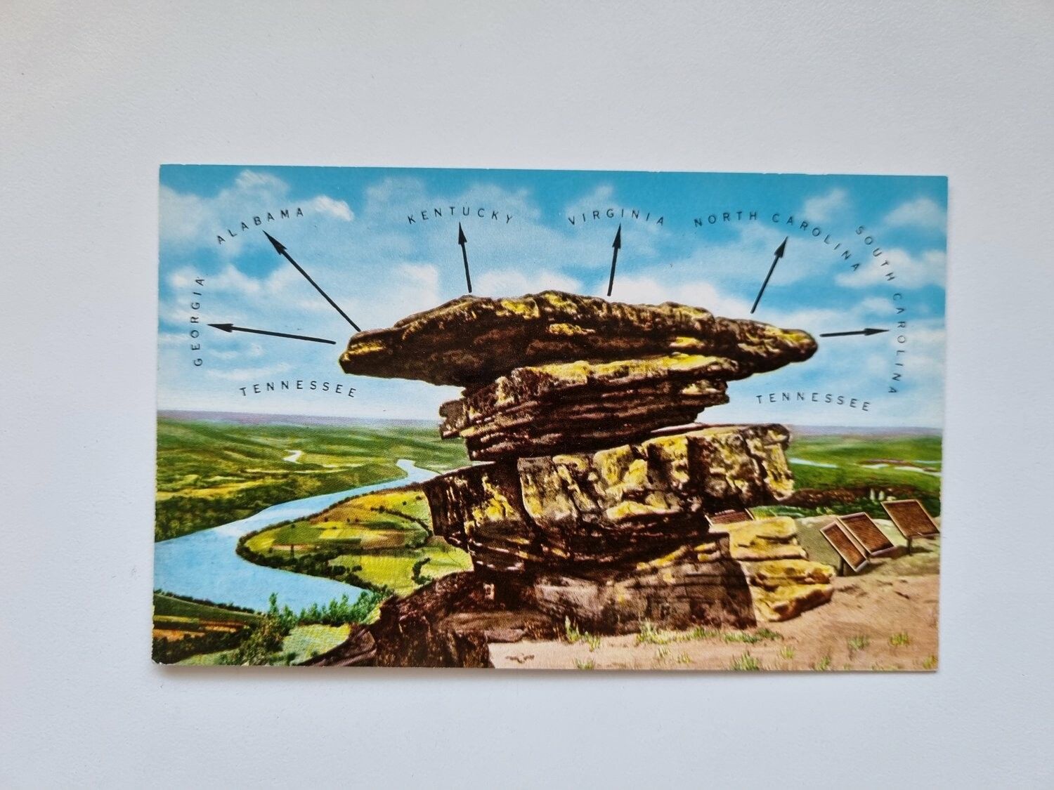 Vykort Umbrella Rock, Lookout Mountain