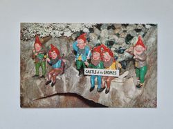Vykort Castle of the Gnomes in Fairyland Caverns