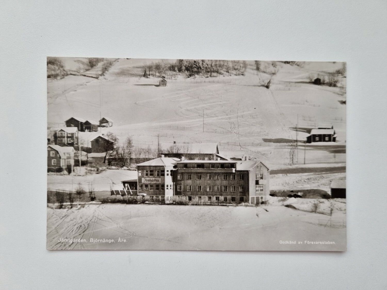 Vykort Jämtgården, Björnänge. Åre.