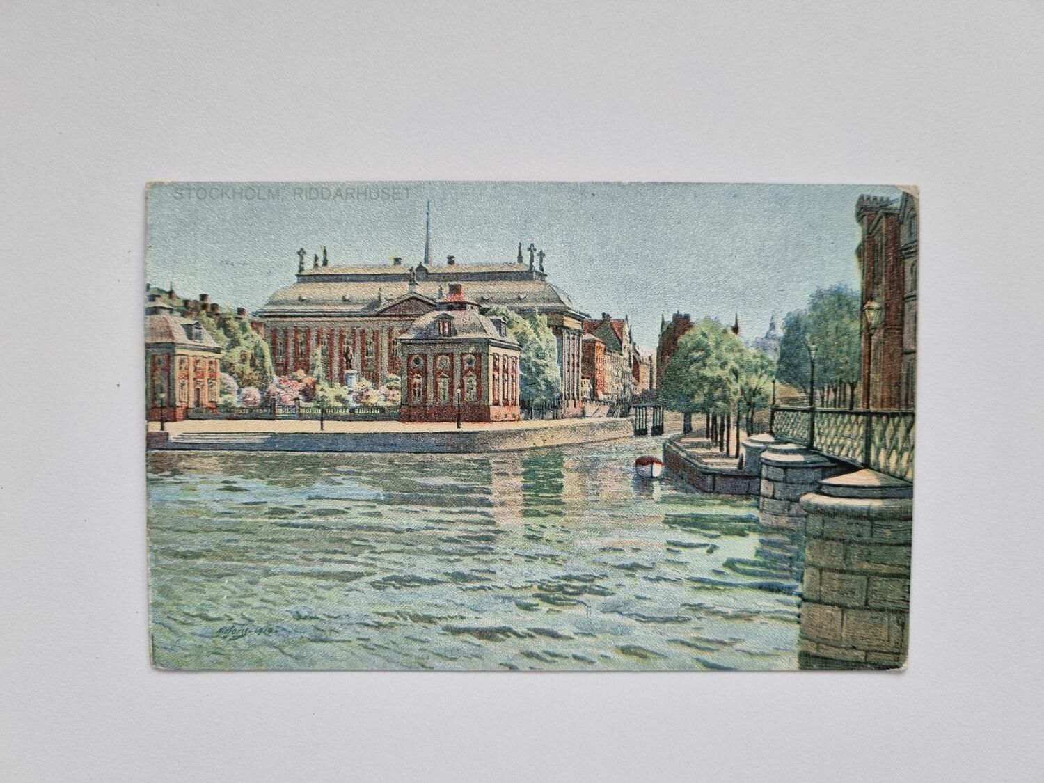 Vykort Stockholm Riddarhuset, 1930