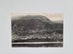 Vykort Åre Mörvikshummeln från sjön, 1907