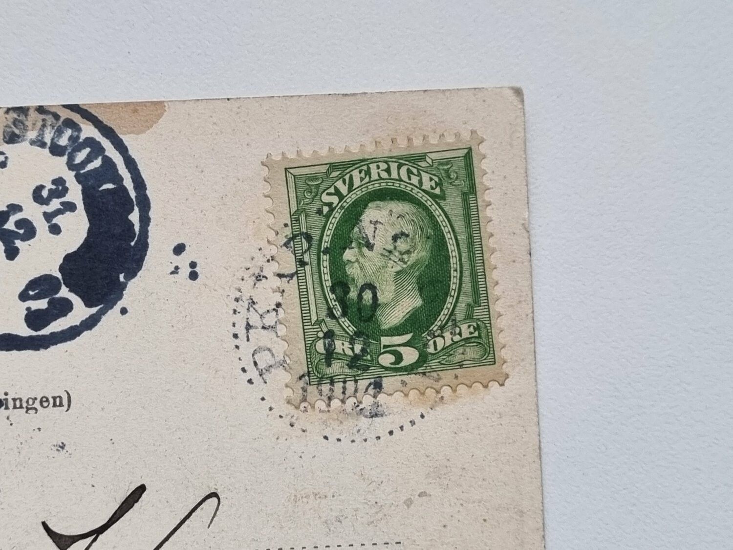 Vykort Villastaden Katrineholm 1901