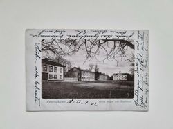 Vykort Kristinehamn Norra torget och Rådhuset 1902