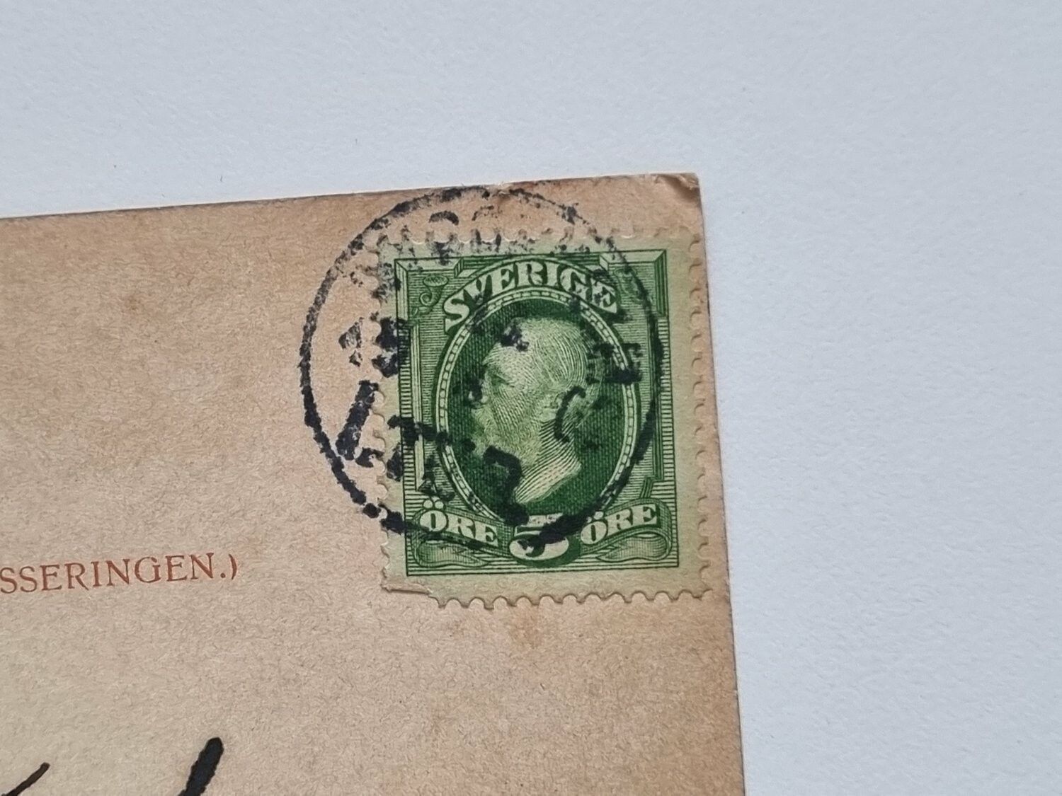 Vykort Kristinehamn Norra torget och Rådhuset 1902