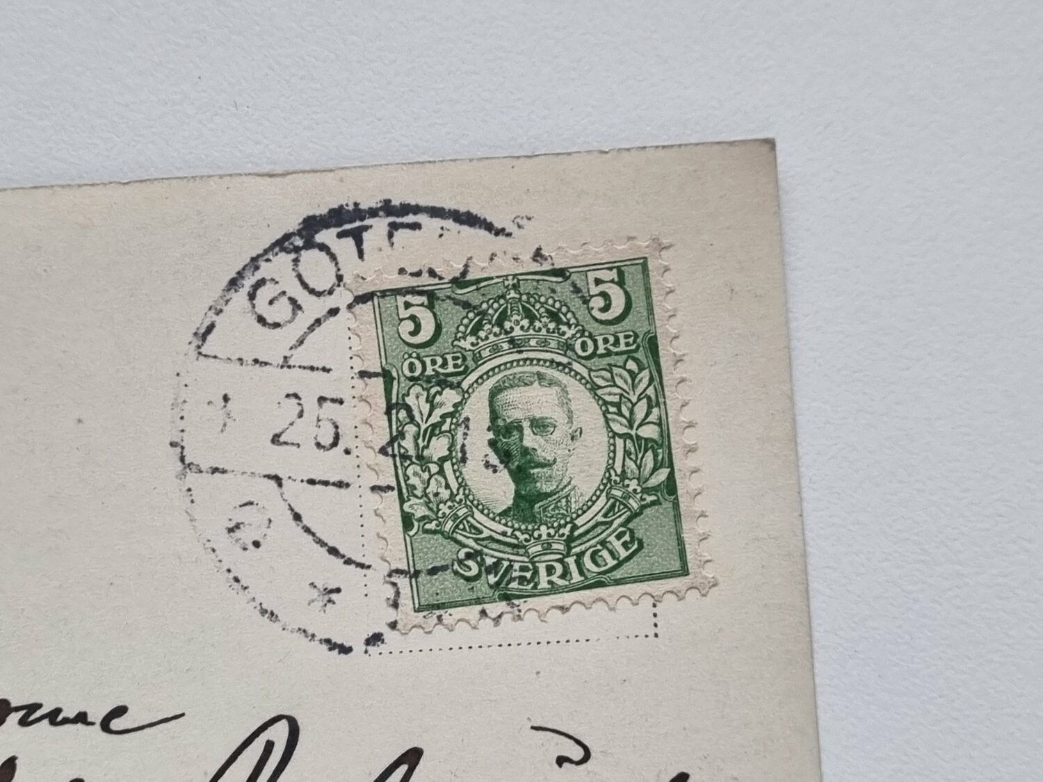 Vykort Härlanda fängelse, 1913