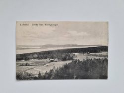Vykort Leksand. Utsikt från Käringberget. 1907
