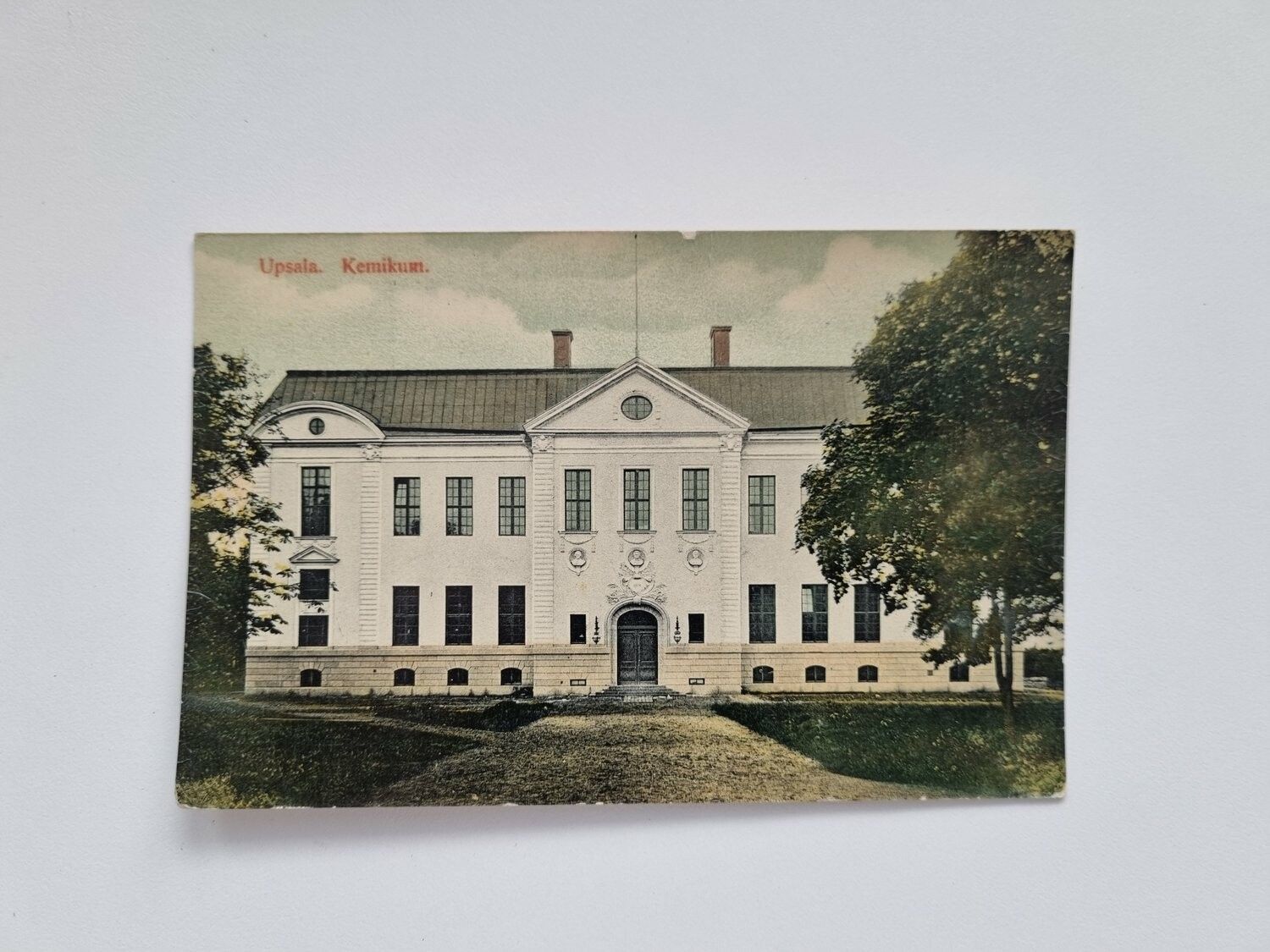 Vykort Upsala. Kemikum 1911