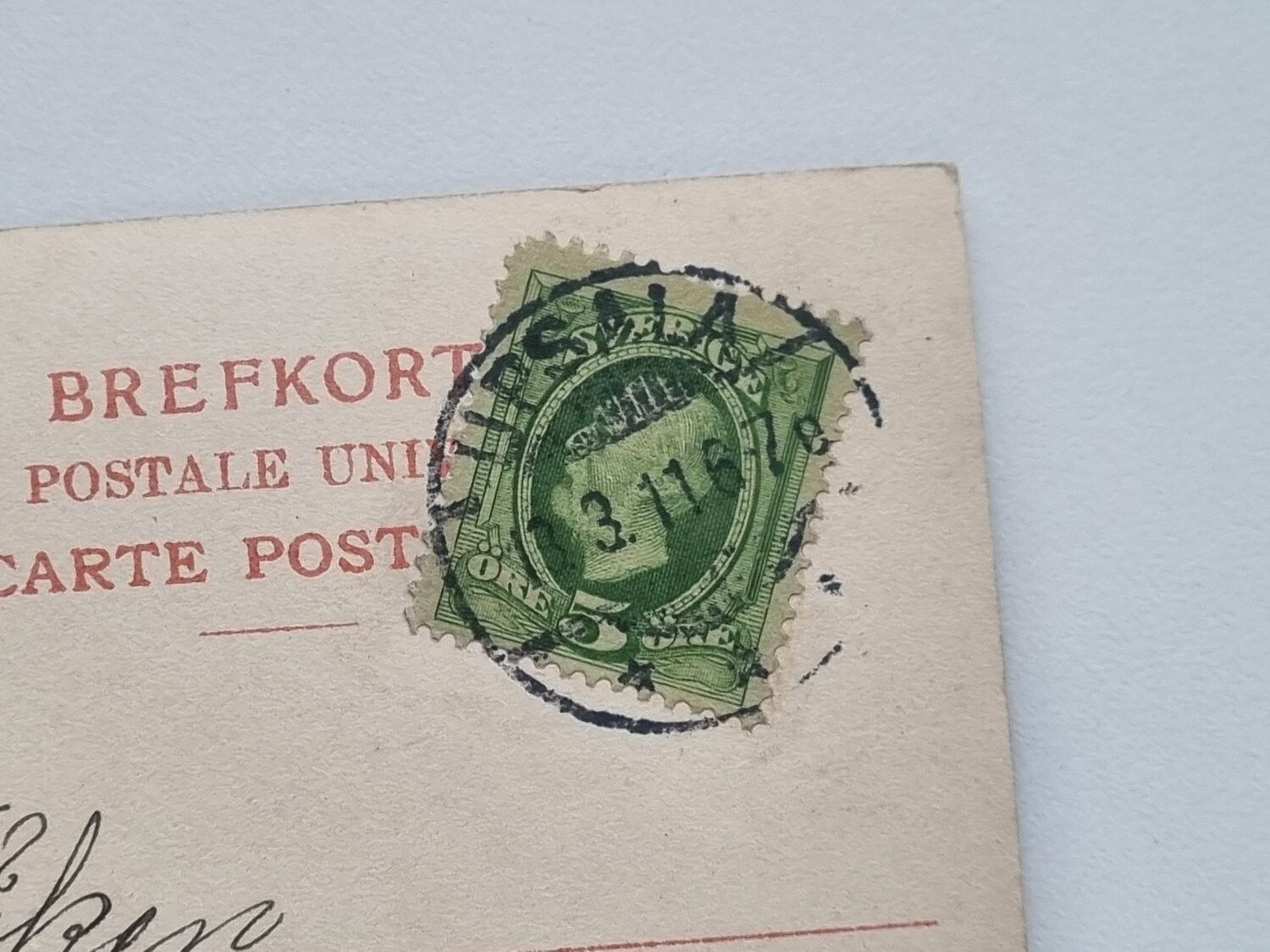 Vykort Upsala. Kemikum 1911