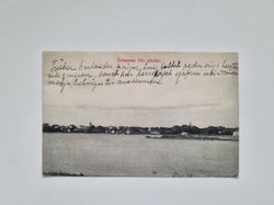 Vykort Östhammar från sjösidan, 1911