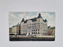 Vykort Brand och Lifförsäkringsbolaget Skåne, Malmö 1908