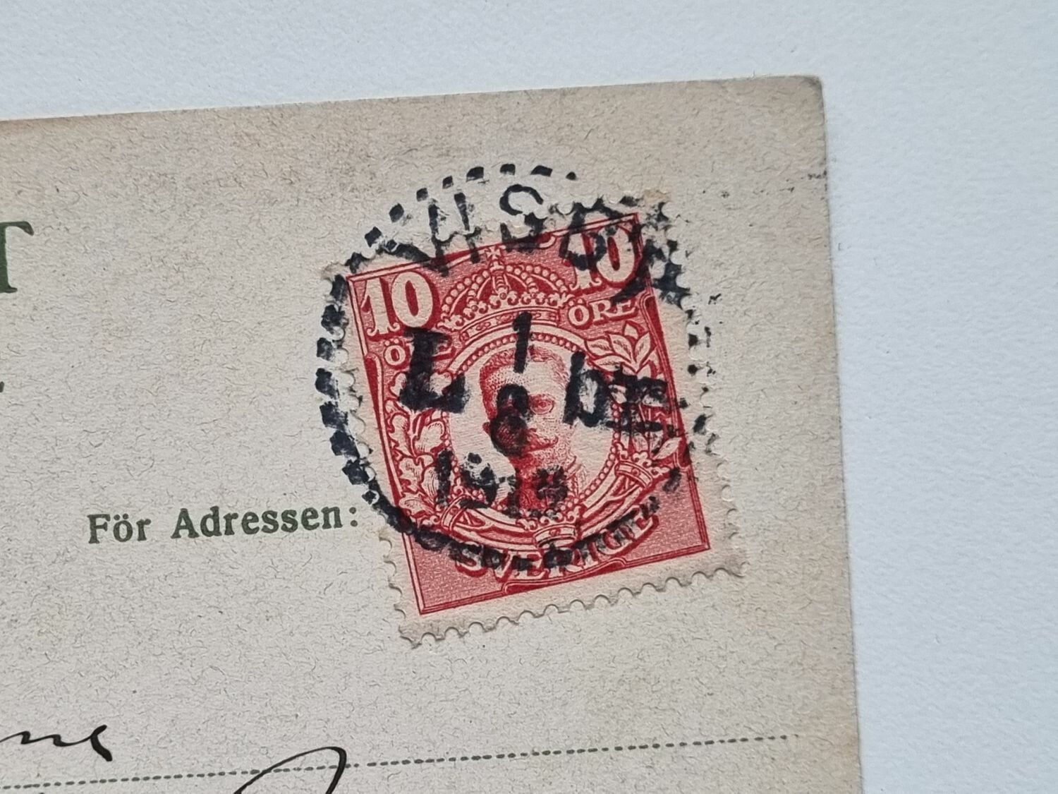 Vykort Högklint Gotland, 1919